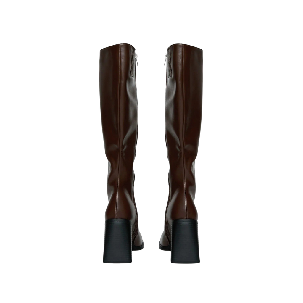 Renzo Knee High Boots Brown