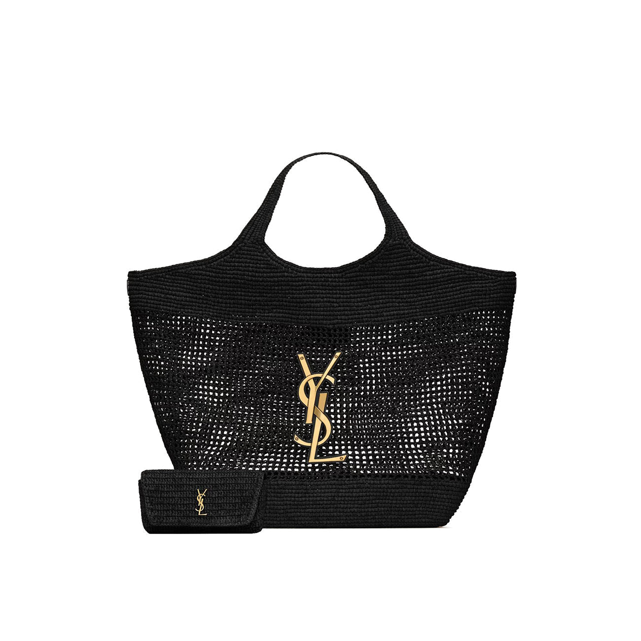 YSL ICARE in raffia