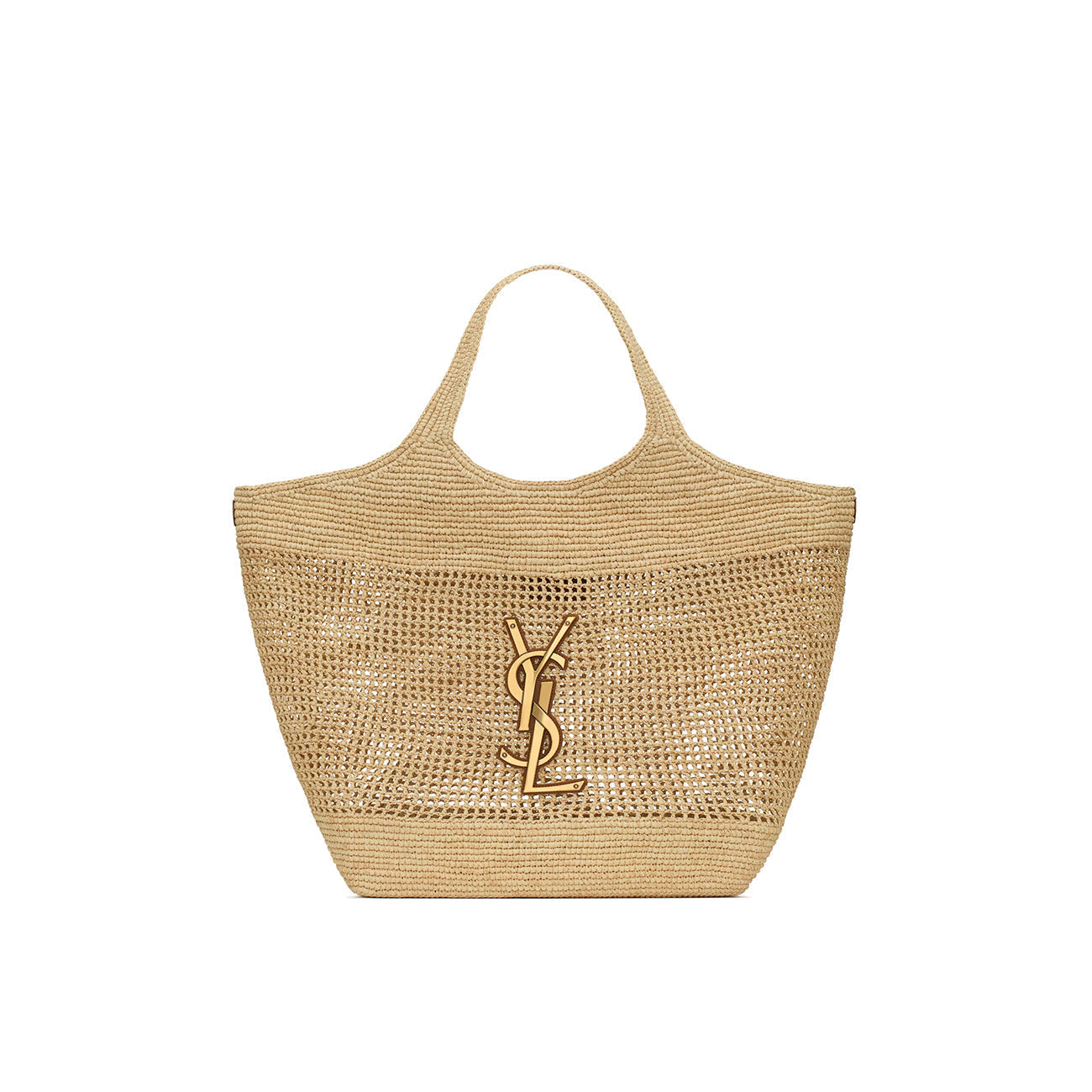 YSL ICARE in raffia