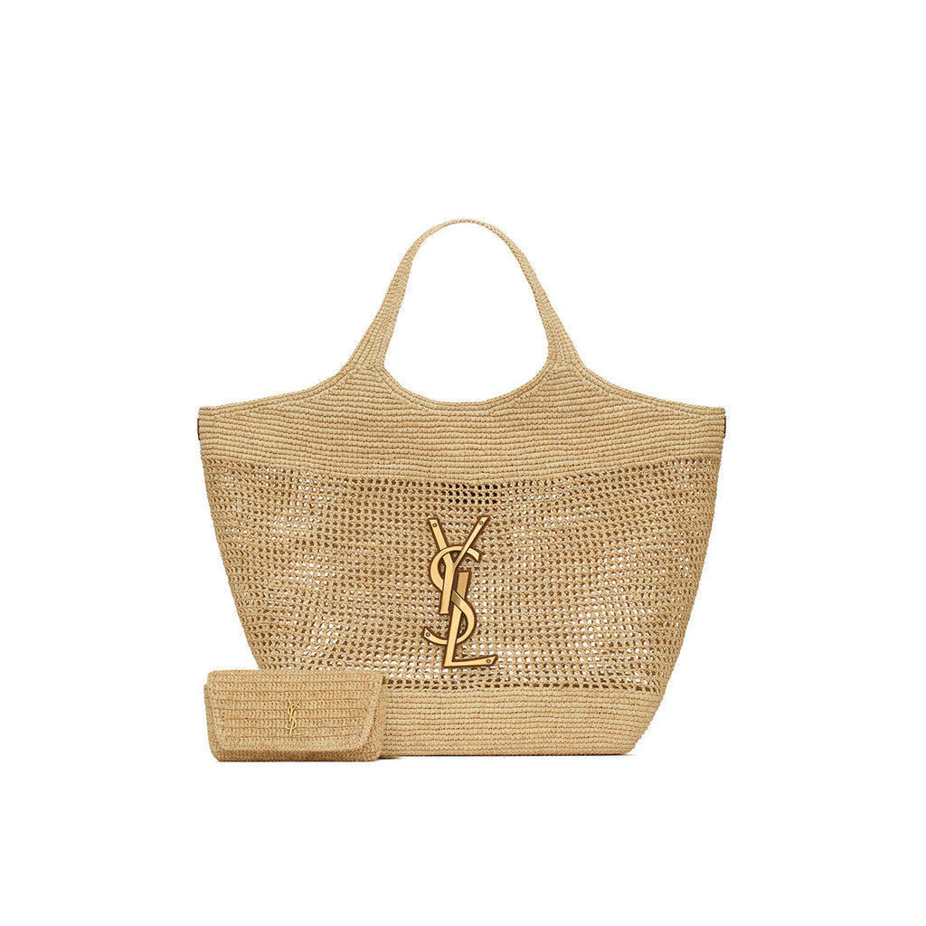 YSL ICARE in raffia