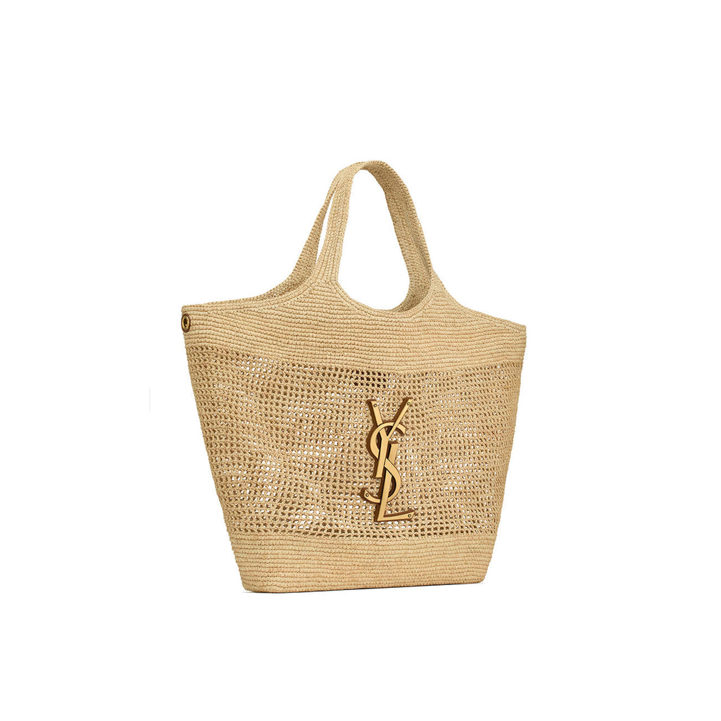 YSL ICARE in raffia