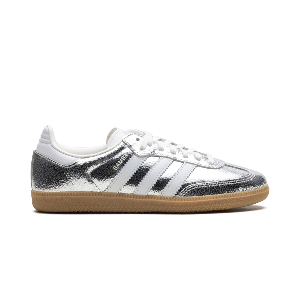 Samba OG "Silver Metallic Cracked Leather"
